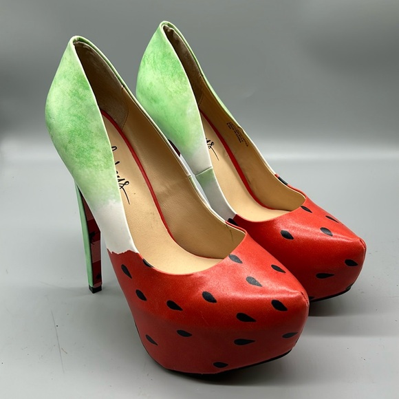 Taylor says Shoes - Taylor Says Watermelon heels